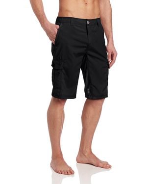 O'neill Sportswear Young Standard 21 Inch Outseam Cargo Pocket Hybrid Stretch Walk Short - Black