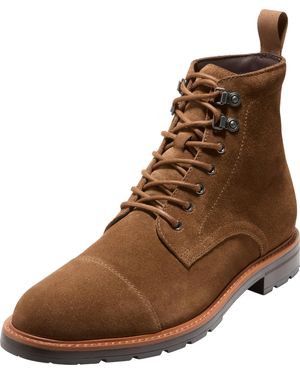 Cole Haan Chamberlin Grand Cap Toe Boots Oxford - Brown