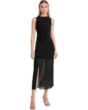Donna Morgan Square Neck Tiered Mini Dress - Puffed Sleeves, Pockets, Fully Lined, Machine Washable - View #6