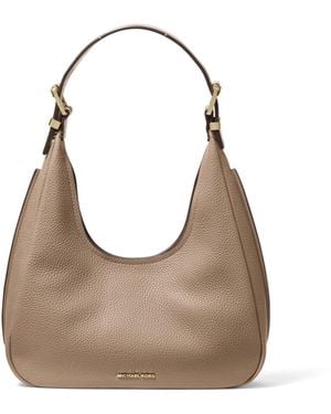 MICHAEL Michael Kors Womens Nolita Small Hobo Shoulder Bag - Natural