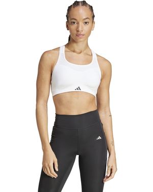 adidas Tlrd Impact High-support Training Bra - Gray