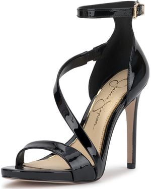 Jessica Simpson Rayli Ankle Strap Heeled Sandal - Black