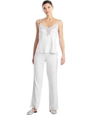Natori Feathers Essentials Cami Pj Set Length: - White
