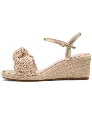 Kate Spade Leandra Wedge Sandal - Natural