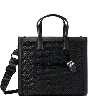 Karl Lagerfeld Paris Nouveau Tote Bag - Black