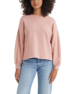 Levi's Leo Raw Cut Crew, - Blue