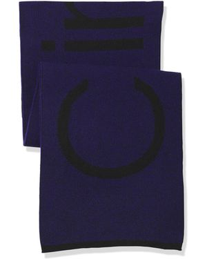 Calvin Klein Soft Logo Cold Weather Birdseye Scarf Winterschal - Blau