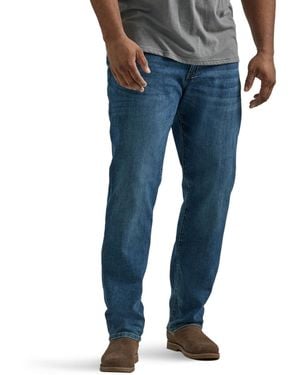 Lee Jeans Performance Series Extreme Motion Straight Fit Tapered Leg Jean - Blue