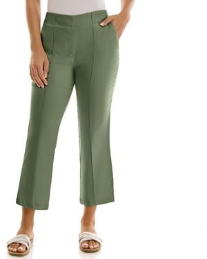 Nanette Lepore Pull On Freedom Stretch Pant With Faux Pocket Detail - Green