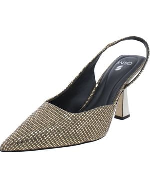 Franco Sarto Arina Pointed Toe D'Orsay Heels - Blue