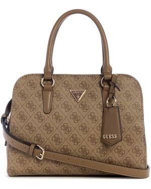 Guess Sarai Status Satchel - Brown