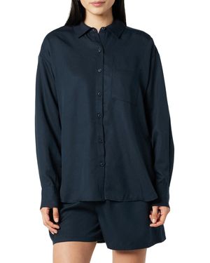 The Drop Relaxed Pocket Shirt - Blue