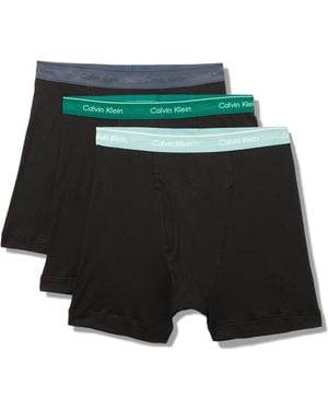 Calvin Klein Cotton Classics 3-pack Boxer Brief - Green
