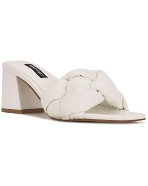 Nine West Gotit3 Heeled Sandal - White