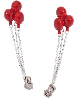 ALEX AND ANI Welcome To Derrytm Statement Earring - Red