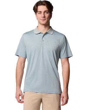 Columbia S Pfg Low Drag Offshore Short Sleeve Polo - Blue