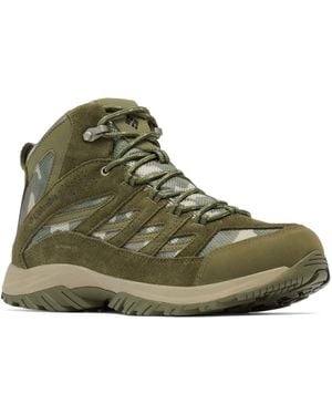 Columbia Crestwood Mid Waterproof Hiking Boot Shoe - Green