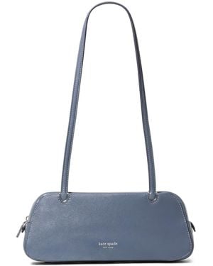 Kate Spade Grace Fine Leather Shoulder Bag - Blue