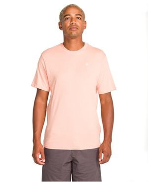 Volcom Shirt – Soft Cotton Crewneck With Logo - Pink