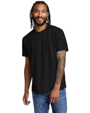 Eddie Bauer Legend Wash 100% Cotton Short-sleeve Classic T-shirt - Black