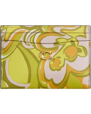 COACH Essential Card Case - Yellow