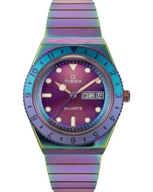 Timex Purple Expansion Band Blue Dial Purple