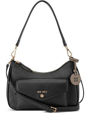 Nine West Caireann Medium Shoulder Bag - Black