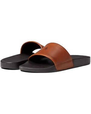Ralph lauren men's leather sandals hot sale