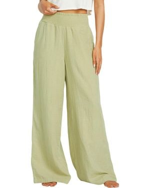 Billabong New Waves Stripe Pant - Green