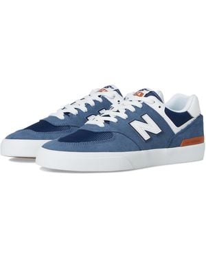 New Balance , , 574 Vulc, Indigo/white, 13, 14.5, Medium - Blue