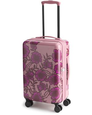 Vera Bradley Hardside Luggage 22 Inch Adair Spinner Suitcase - Purple