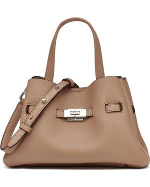 DKNY Bryar Small Satchel Bag - Brown