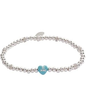 ALEX AND ANI Sweethearts® "be Mine" Stretch Bracelet - Blue