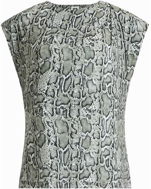 Anne Klein Cap Sleeve - Gray