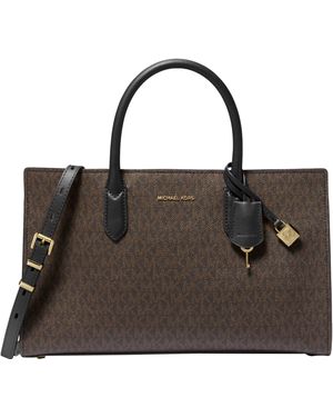 Michael Kors Md Ew Satchel Handtas Voor - Zwart