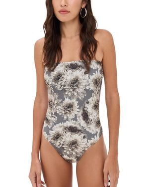 Norma Kamali Bishop One Piece - Brown