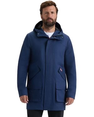 HUNTER Downing Rain Jacket,naval Academy,m - Blue