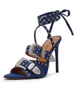 Steve Madden Saddle Sandal - Blue