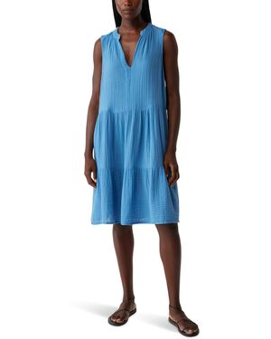 Michael Stars Daisy Above Knee Dress - Blue