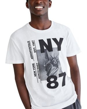 Aéropostale Graphic - White
