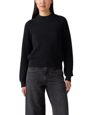 Levi's Snowflake Crew Pullover, - Black