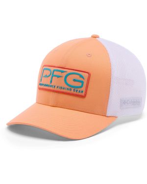 Columbia Pfg Hooks Mesh Ball Cap - Orange
