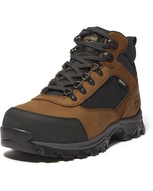 Timberland Keele Ridge Steel Safety Toe Waterproof Industrial Hiker Work Boot - Brown
