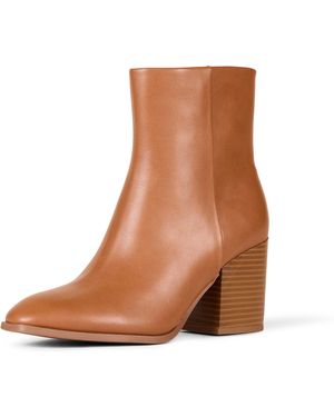 Amazon Essentials Bottines à Talon Propre - Marron