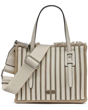 Calvin Klein Modern Essential Mini Tote Crossbody - Metallic