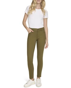 Nautica Skinny Fit Solution Sateen Pant - Green