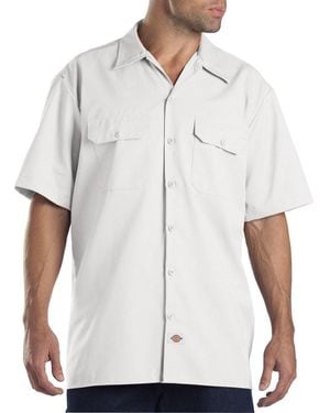 Dickies Twill Ss Work Shirt Original - White