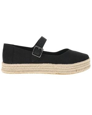 TOMS Carolina Mary Jane Flat - Black