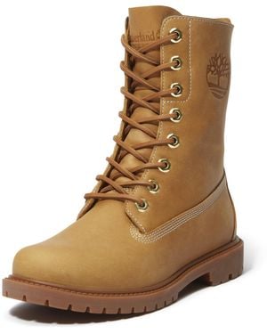 Timberland Premium 8 Inch Waterproof Lace Up Boots - Brown