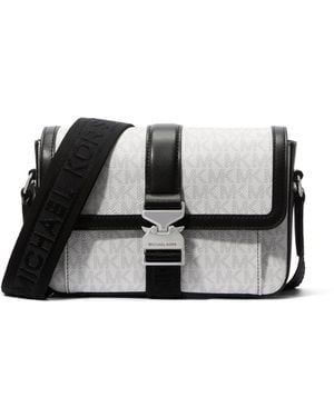 Michael Kors Hudson Aviator Crossbody - Black